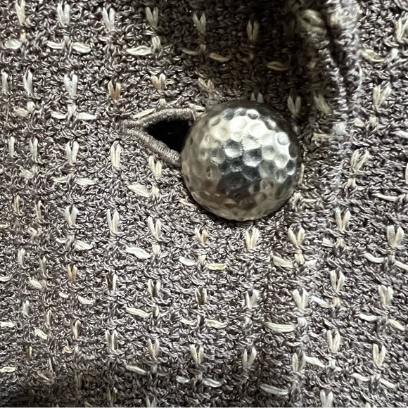 St. John Collection Textured Brown Blazer - Picture 5 of 7